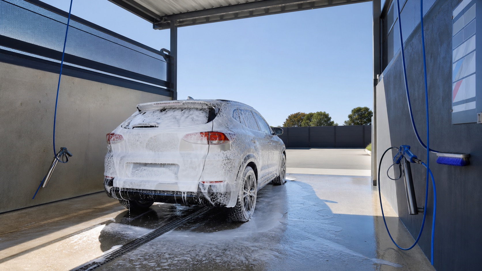 Car wash bay photo