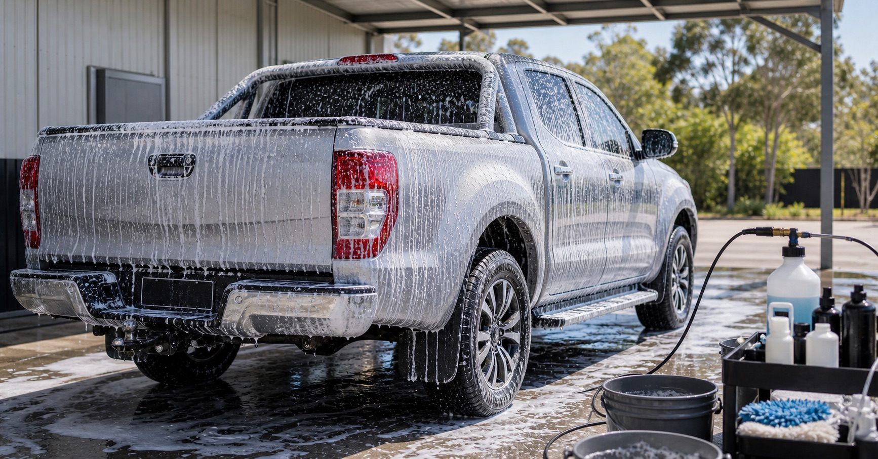 Car wash bay photo