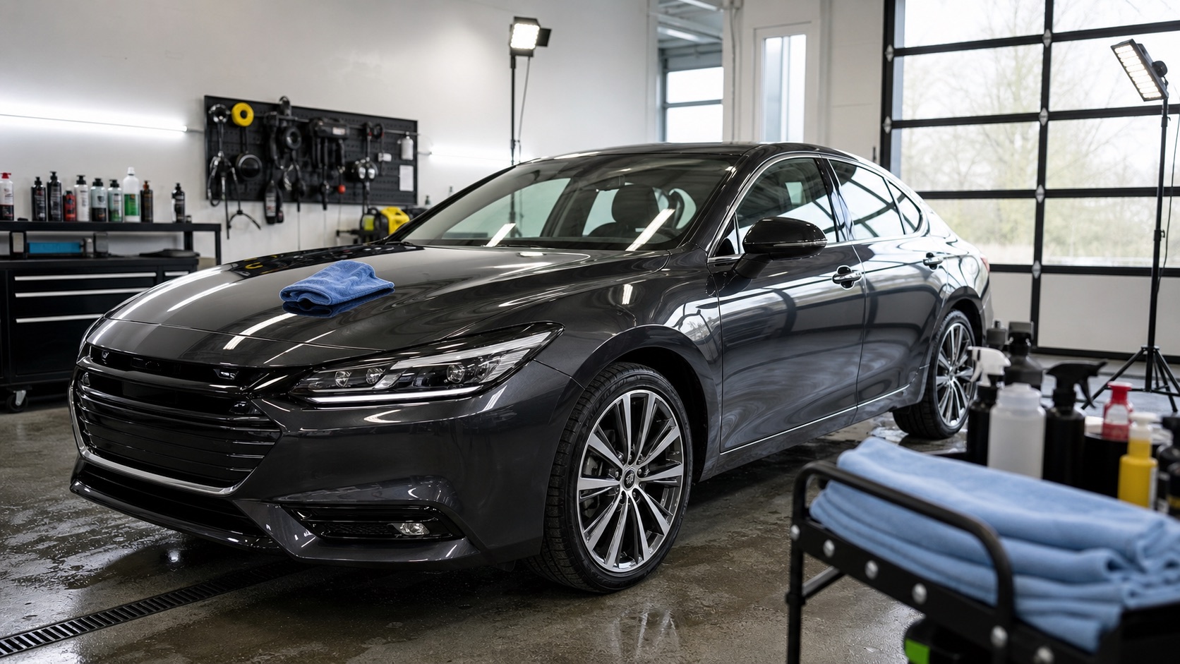 Car wash bay photo